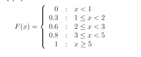 Image result for Discrete Cumulative Distribution Function