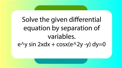 Afbeeldingsresultaten voor Separation of Variables Worksheet.pdf