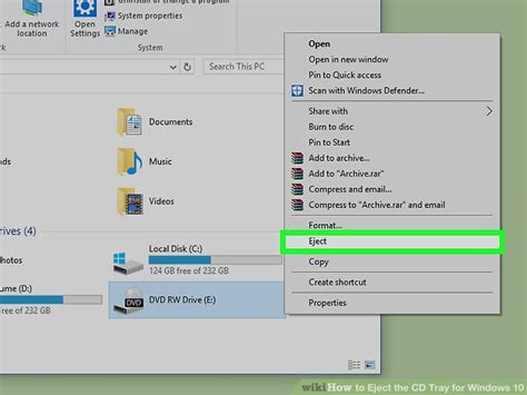 Toradh íomhá ar eject cd drive