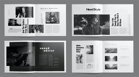 Image result for Magazine Layout Box Ends Samples