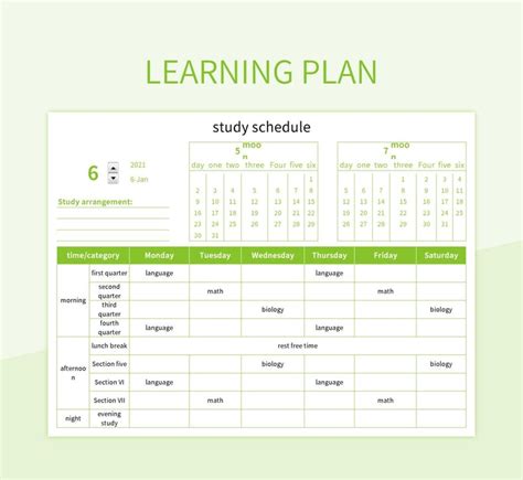 Afbeeldingsresultaten voor Learning Plan Template Excel