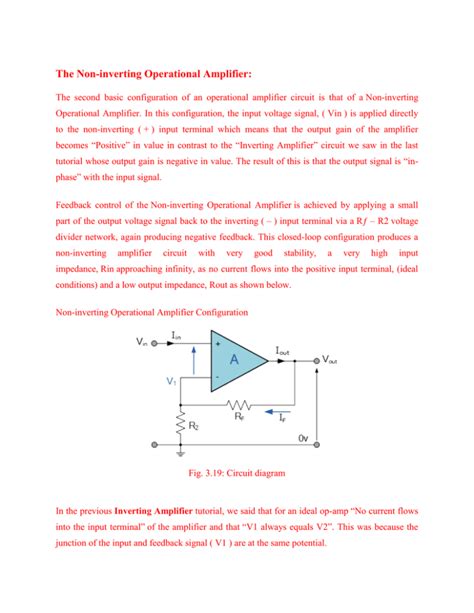 Image result for Non Inverting Input Terminal
