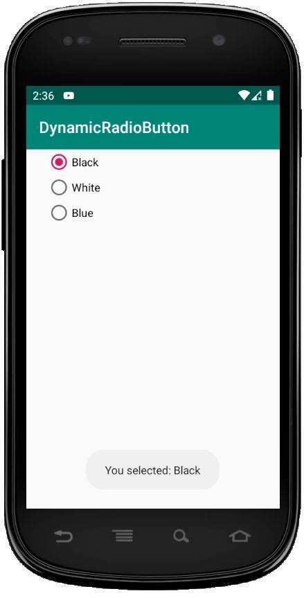 Radio Button Android Studio に対する画像結果