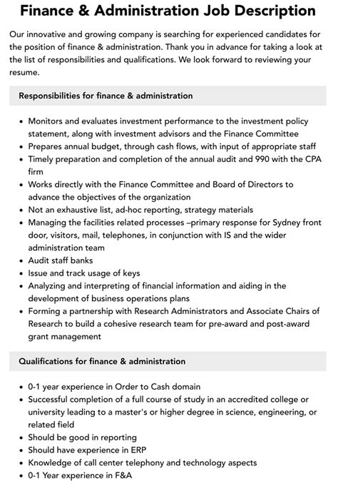 Image result for Example Financial Administration