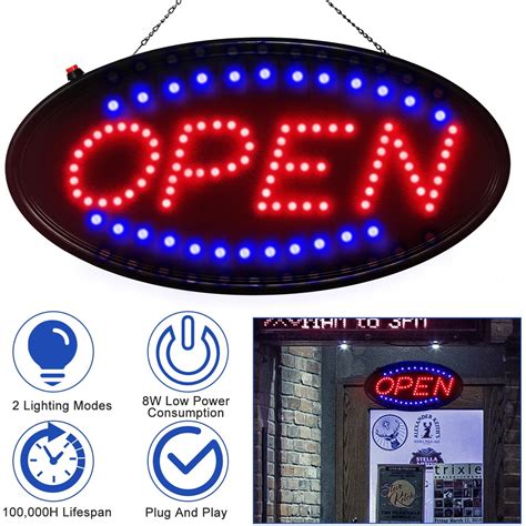 Image result for Bright LED Open Sign