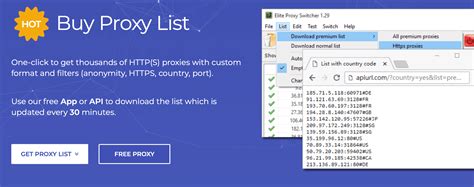 Toradh íomhá ar Fast Free Proxy List