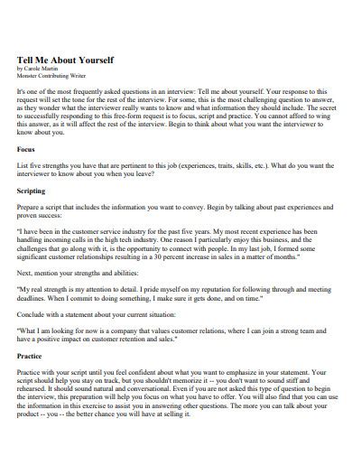 Tell Me About Yourself Interview Questions Amazon に対する画像結果