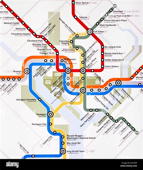 Washington Metro System Map に対する画像結果