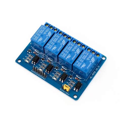 Image result for 4 Channel Relay Module with Optocoupler Pinout