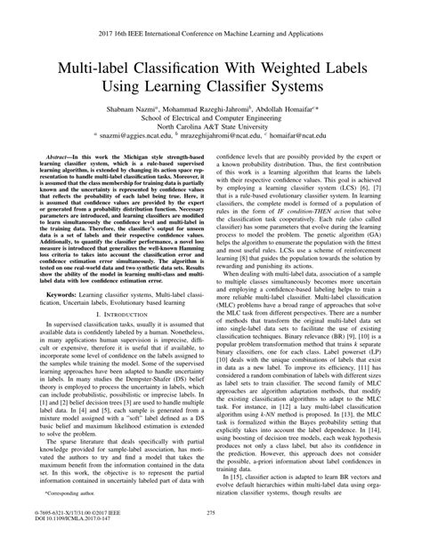 Multi-Label Classification Supervise Learning に対する画像結果