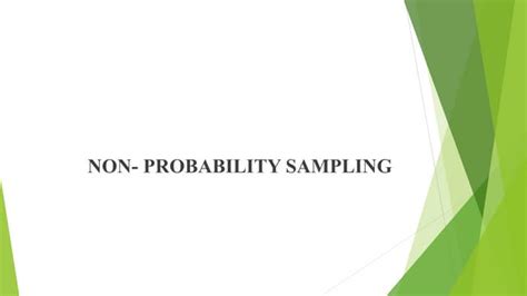 Non Probability Sampling Types Ppt Presentation に対する画像結果