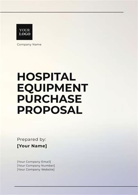 Toradh íomhá ar Hospital Proposal Example