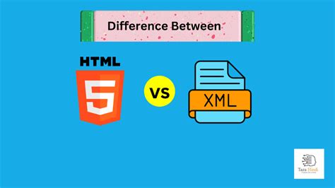 Image result for Diff Between HTML and XML