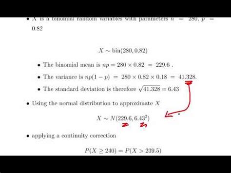 Image result for Normal Approximation to Binomial Formula
