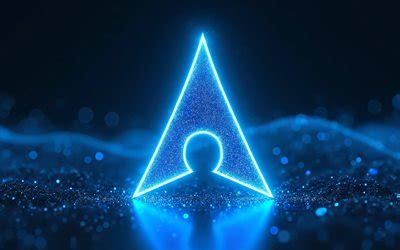 Toradh íomhá ar Linux Symbol with Blue Background