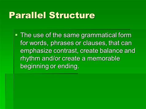 Image result for Parallel Structure and No Parallel