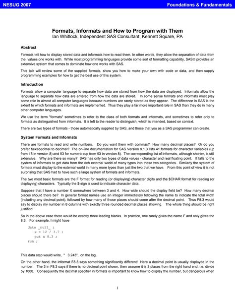 Image result for Informat vs Format