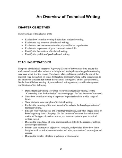 Image result for Technical Writing Class Introduction