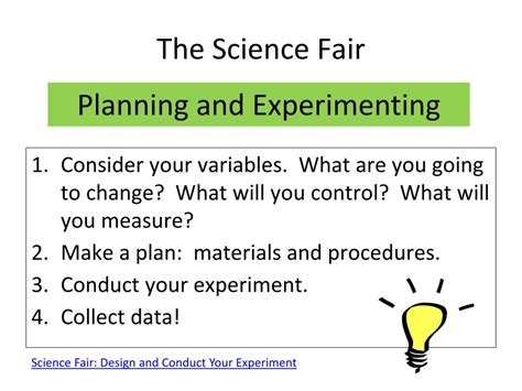 Image result for Science Fair Description Example