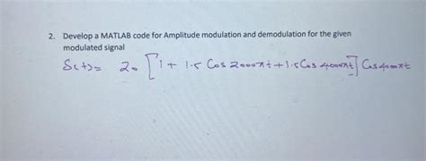 Amplitude Modulation Program Coding in Scilab に対する画像結果