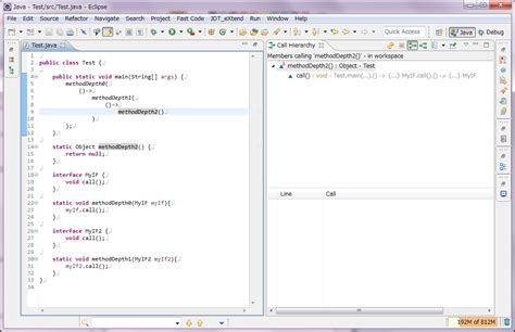 Toradh íomhá ar Java Call Hierarchy