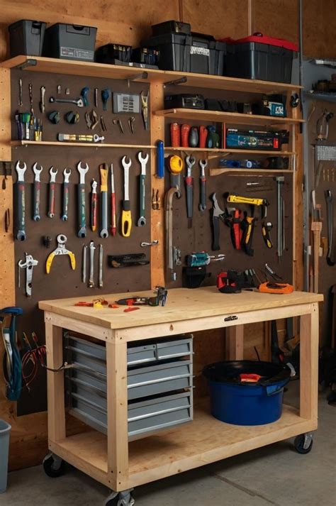 Image result for Single Garage Workshop Layout