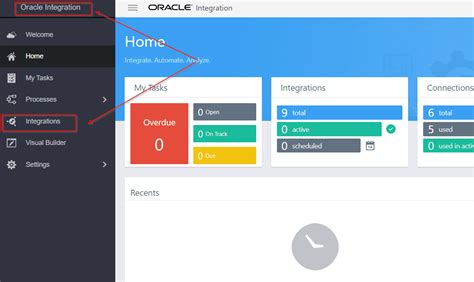 Image result for Oracle Integration Cloud User Interface