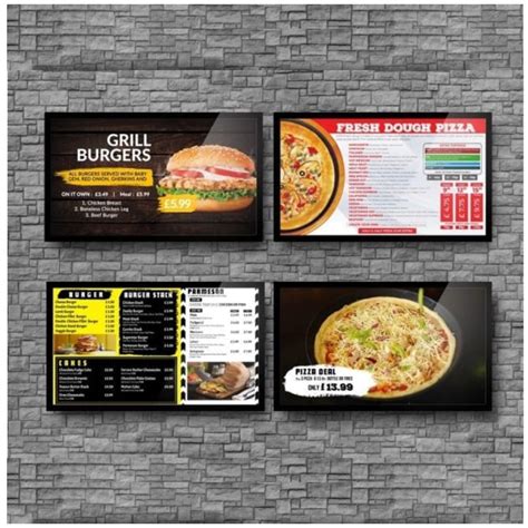 Image result for Digital Menu Signage