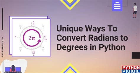 Image result for How to Convert Radians to Degrees in Python