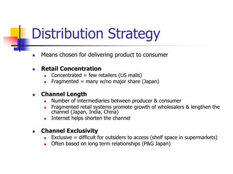 Image result for Distribution Strategy Meaning
