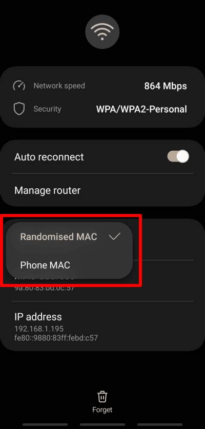 Image result for Association Mac Address Randomization