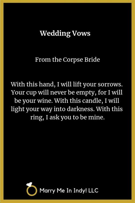 Want Corpse Bride Vows に対する画像結果