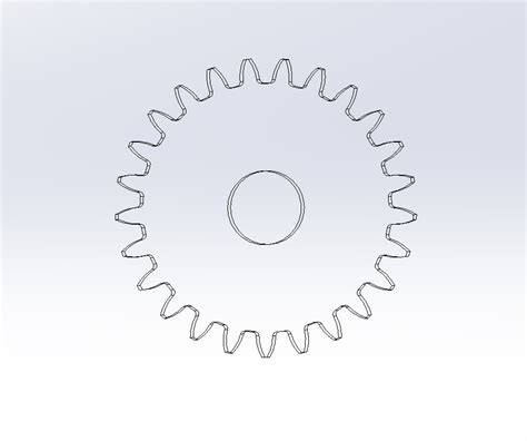 Toradh íomhá ar Parametric Gear Generator