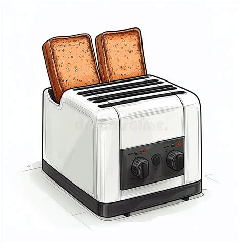 Toradh íomhá ar Toasting Bread in Toaster