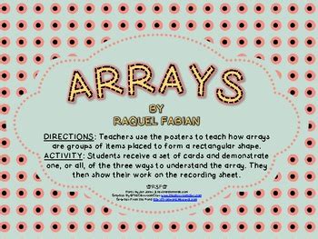 Image result for Printable Rectangular Arrays