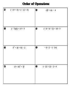 Operations with Negative Numbers に対する画像結果