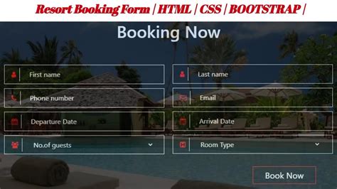 Toradh íomhá ar Room Selection Booking HTML/CSS JS Code Pen