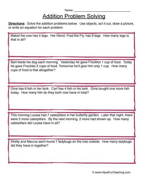 Image result for Advanced Problem Solving Skills Worksheet