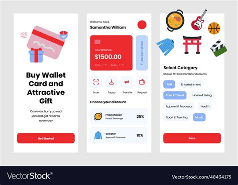 Toradh íomhá ar Wallet UI Design Simple
