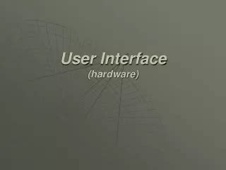 Image result for Hardware User Interface