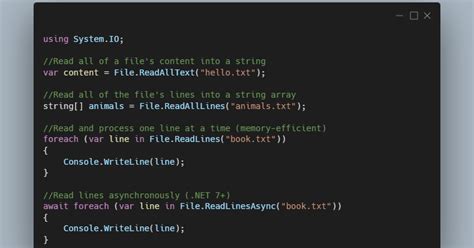 Image result for C# FileRead