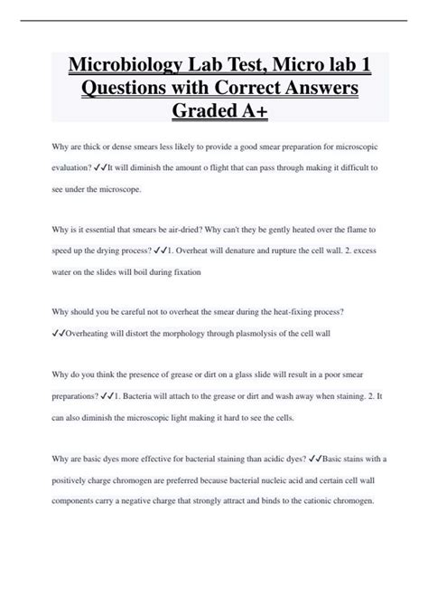 Toradh íomhá ar Microbiology Lab Exam One