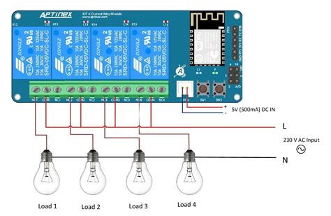 4 Channel Relay Module Circuit に対する画像結果