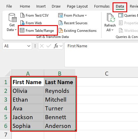Image result for How to Get a Two Column Table in Excel