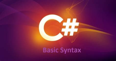 Image result for Basic Syntax of C#