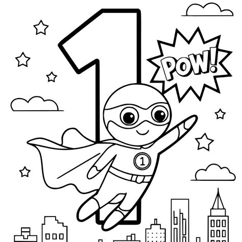 Toradh íomhá ar Learning Numbers Coloring Pages