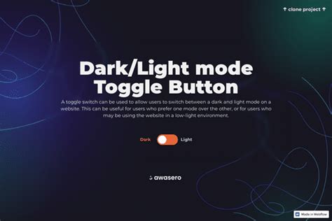 Image result for Dark and Light Mode Toggle Button