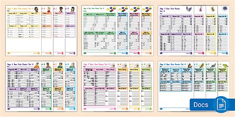 Basic Facts Practice Test に対する画像結果