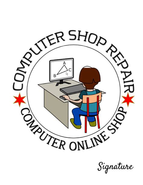 Image result for Computer Shop Font Design