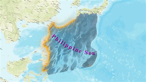 Image result for Philippine Sea On a Map